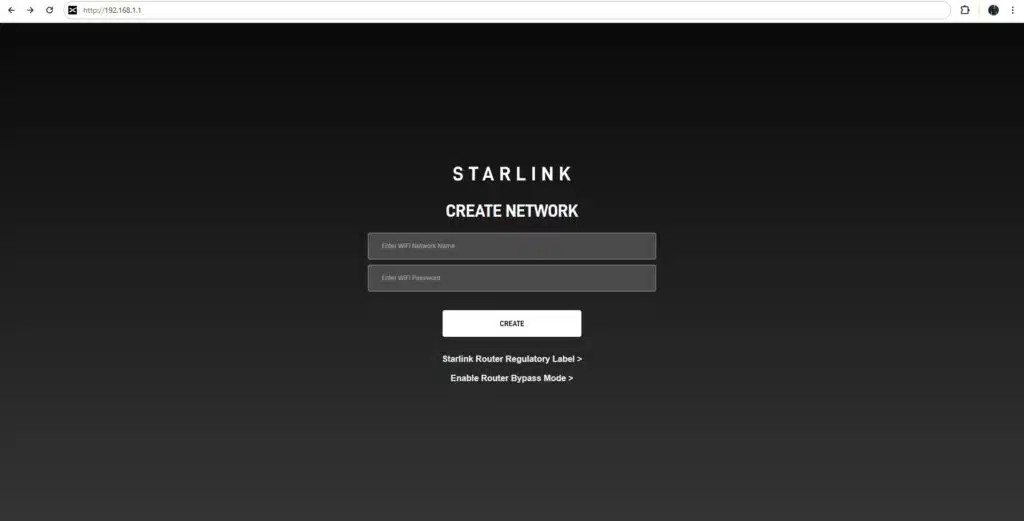 Create network portal
