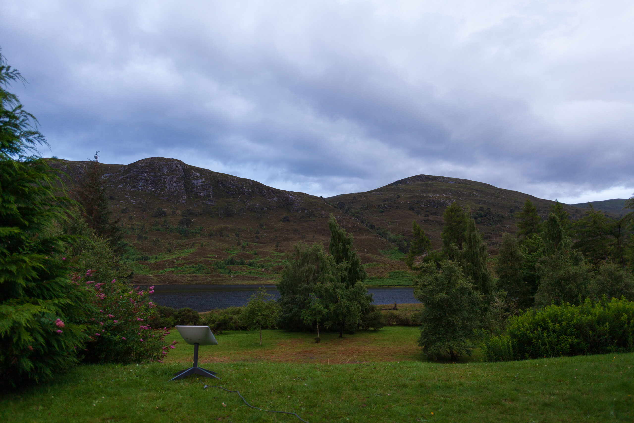 Starlink Dish in Scotland,